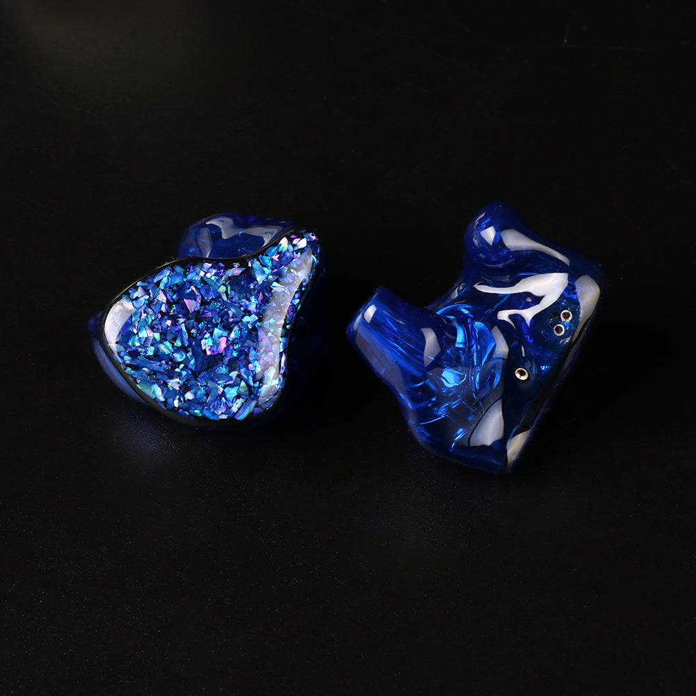 Custom IEM CIEM Ear Impression Ear molds Earphone Monitors ThieAudio Blue Shell 